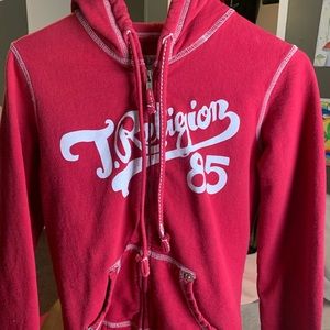 True religion red zip up ⚡️